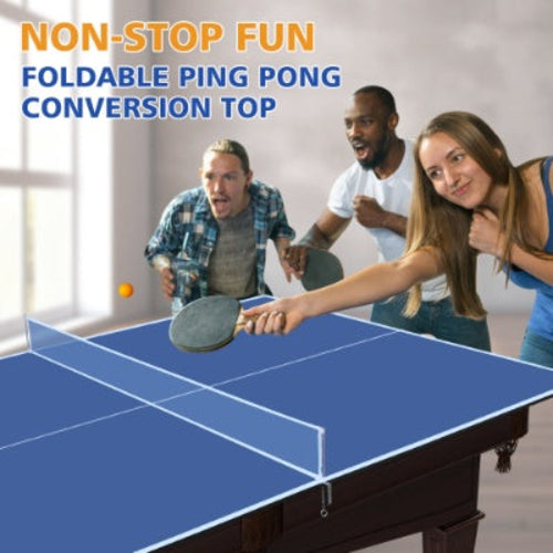 GameMaster™ – 7ft Foldable Ping Pong Tabletop Conversion Board (US
