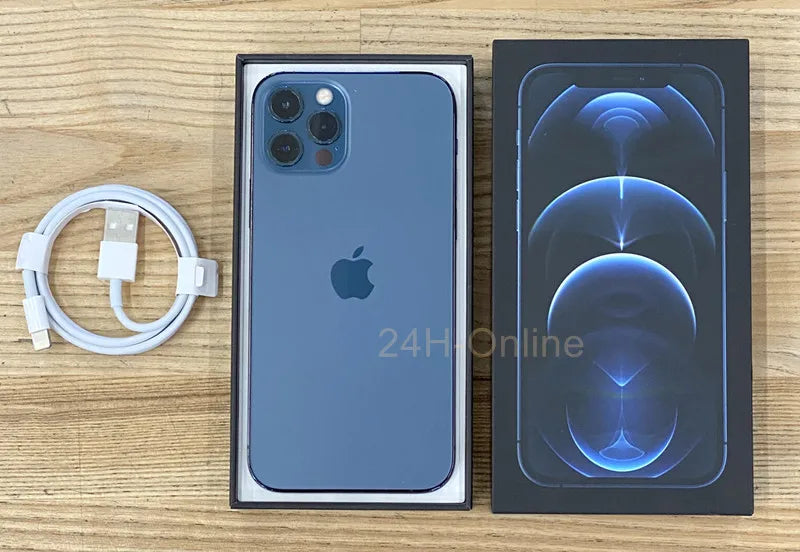 Genuine Apple iPhone 12 Pro 12pro 128/256/512GB ROM 6.1" Original OLED RAM 6GB A14 Bionic IOS Face ID NFC Unlocked 5G 98% New