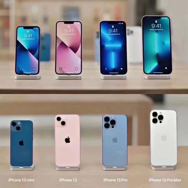 Apple iPhone 13 Pro Max 128/256/512GB/1TB ROM 6.7" Genuine Retina OLED 6GB RAM Unlocked A15 IOS Face ID NFC 98% New Mobile Phone