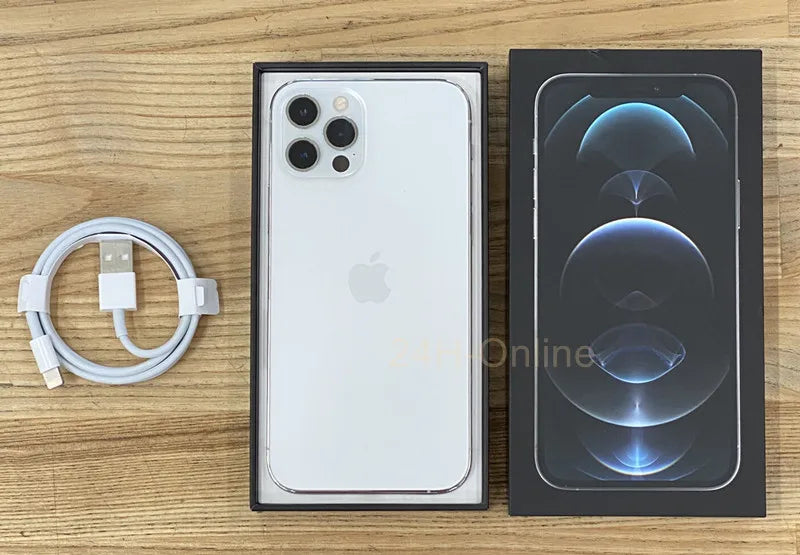 Genuine Apple iPhone 12 Pro 12pro 128/256/512GB ROM 6.1" Original OLED RAM 6GB A14 Bionic IOS Face ID NFC Unlocked 5G 98% New