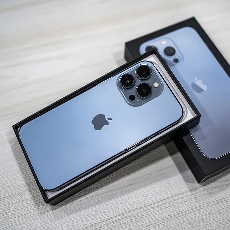 Apple iPhone 13 Pro 128/256/512GB/1TB ROM 6.1" Super Retina OLED RAM 6GB A15 IOS Face ID NFC 5G Smartphone 13pro 95% New Phone