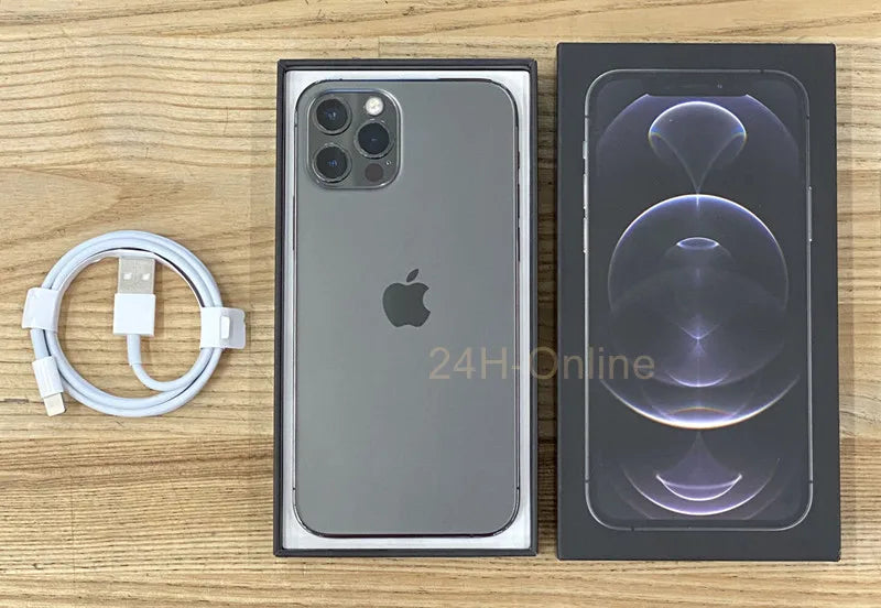 Genuine Apple iPhone 12 Pro Max 128/256/512GB ROM Original 6.7" Retina OLED RAM 6GB A14 Face ID NFC Unlocked 5G 98% New Phone