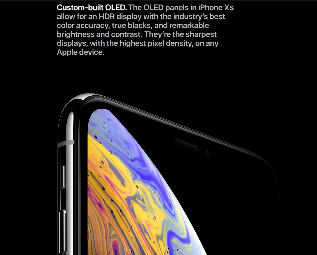 Apple iPhone XS 5.8"/XS MAX 6.5“RAM 4GB ROM 64GB/256GB/512GB Smartphone Hexa Core IOS A12 Bionic NFC LTE 4G Unlocked Used Phone