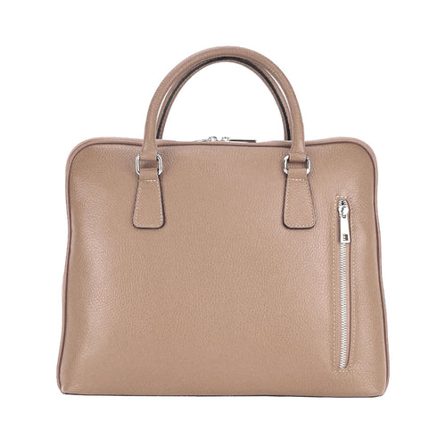 RB1019AQ | Cartella Business Unisex in Vera Pelle Made in Italy con