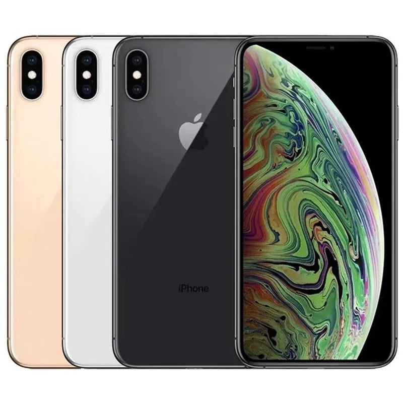 Apple iPhone XS 5.8"/XS MAX 6.5“RAM 4GB ROM 64GB/256GB/512GB Smartphone Hexa Core IOS A12 Bionic NFC LTE 4G Unlocked Used Phone