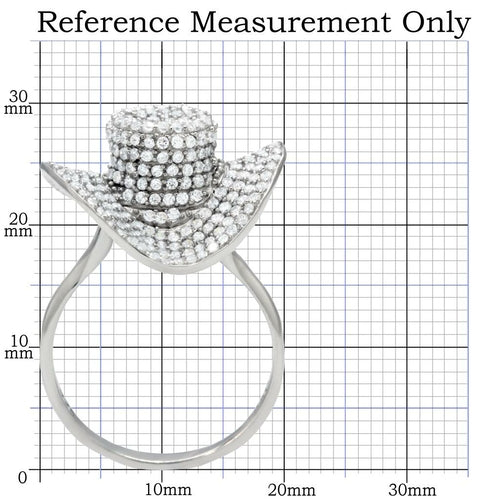 Rhodium 925 Sterling Silver Ring