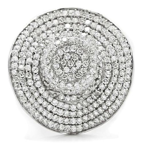 Rhodium 925 Sterling Silver Ring