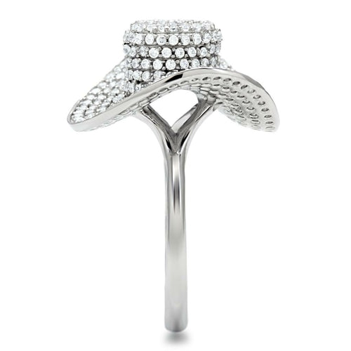 Rhodium 925 Sterling Silver Ring