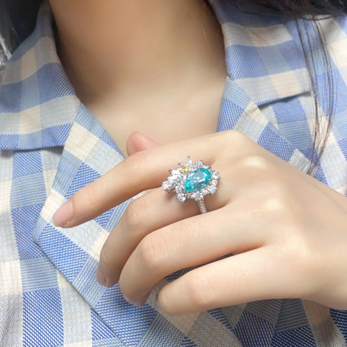 Cultivate Paraiba Diamond Ring