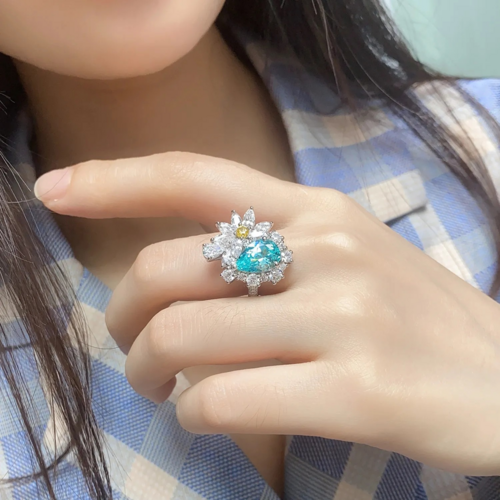 Cultivate Paraiba Diamond Ring