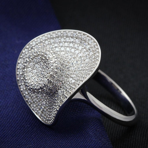 Rhodium 925 Sterling Silver Ring